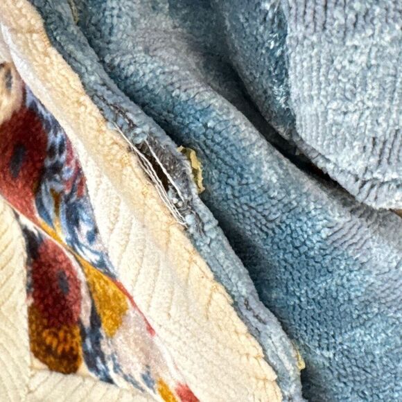 Vintage 1970s terry cloth handmade bag - Picture 3 of 10